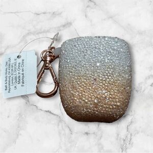 Bath & Body Works Glittery White and Gold Holder